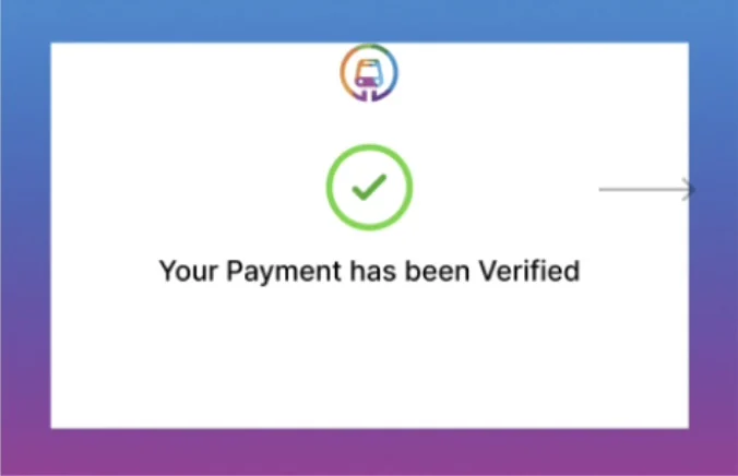 Payment verified.